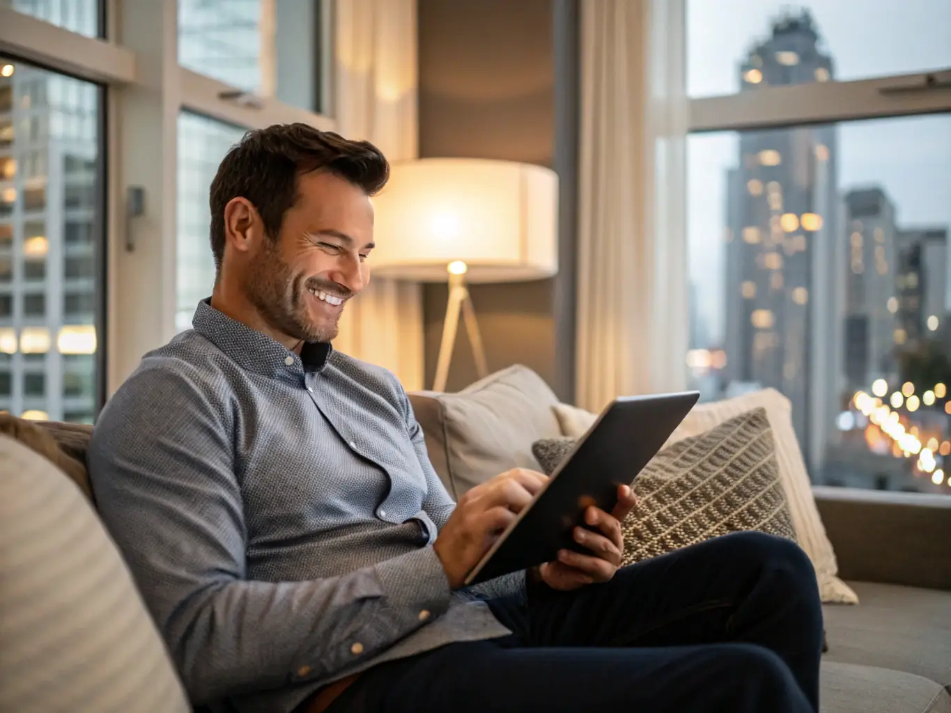 An image of a person receiving rental income from a property, illustrating the concept of passive income through real estate investments.