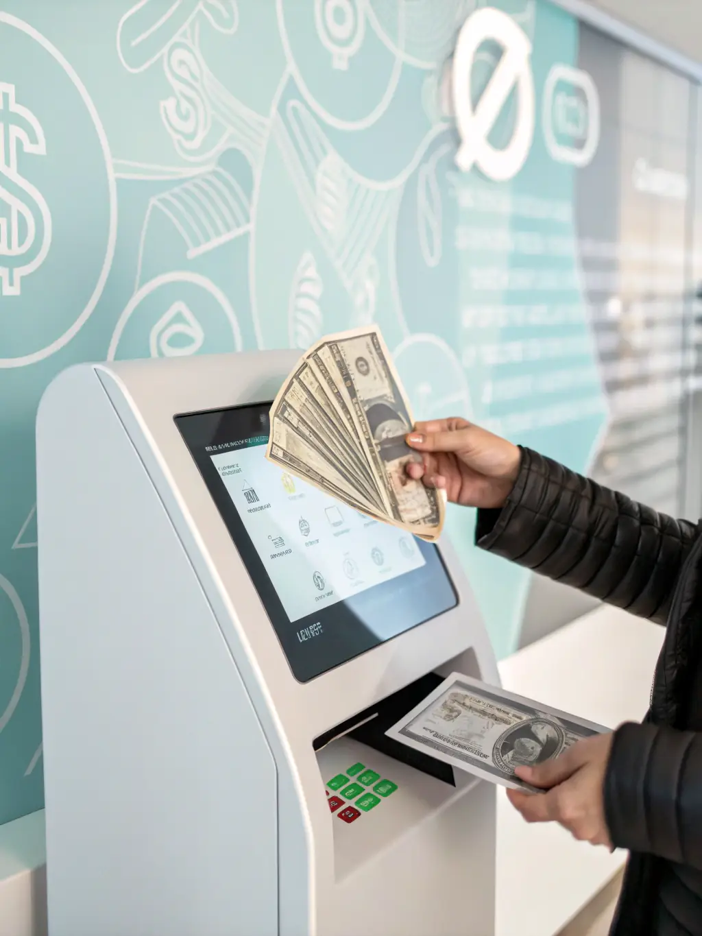 A visual representation of passive income streams, such as rental properties, dividend stocks, and online businesses, flowing into a central account. The image is bright and optimistic.